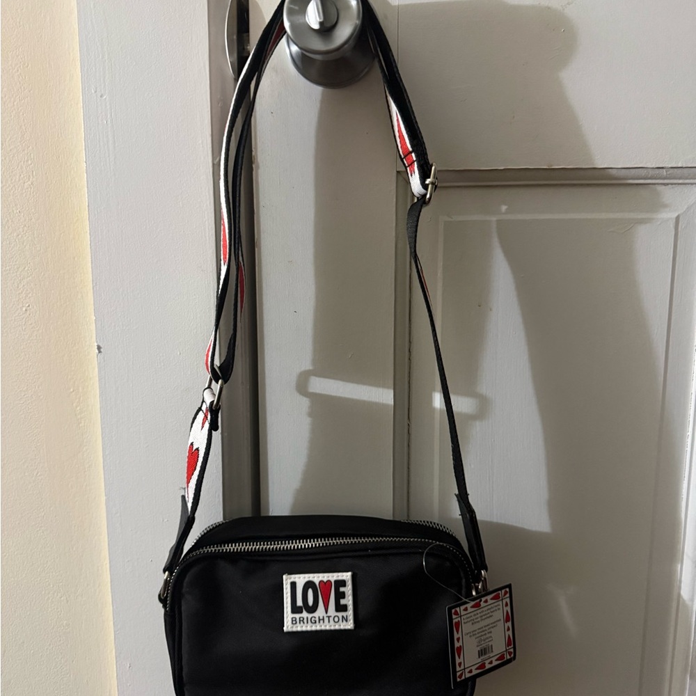 Brighton Black and Red Belt Bag